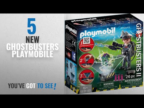 Hot New Ghostbusters Playmobile Toys [2018]: PLAYMOBIL Ghostbuster Raymond Stantz Building Set