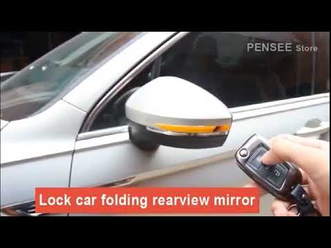 SISTEMA INTELIGENTE PARA CERRAR DOBLAR ESCONDER ESPEJOS LATERALES DEL AUTO CON TU ALARMA