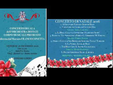 Orchestra di fiati Pro Busto - Concerto Natale 2016