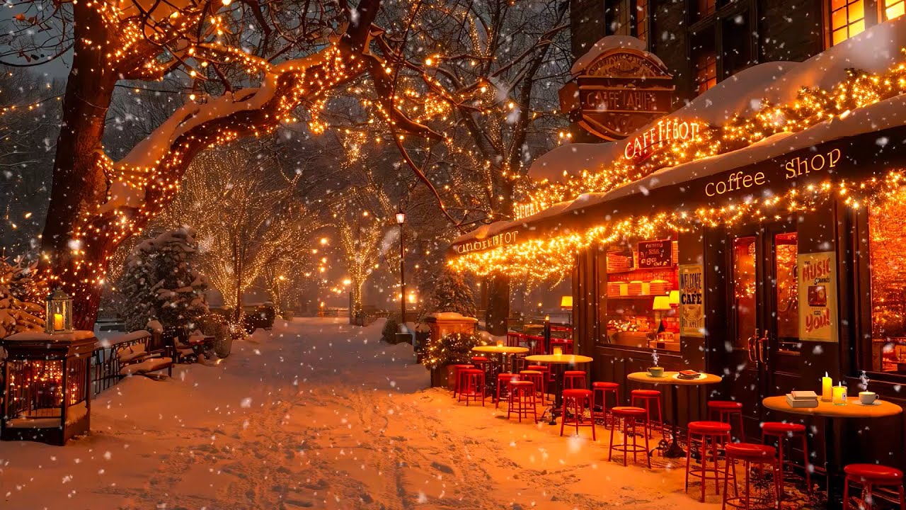 Gentle Piano Jazz at a Quiet Winter Night Cafe - Rhythmic Jazz Music for an Optimistic Mood