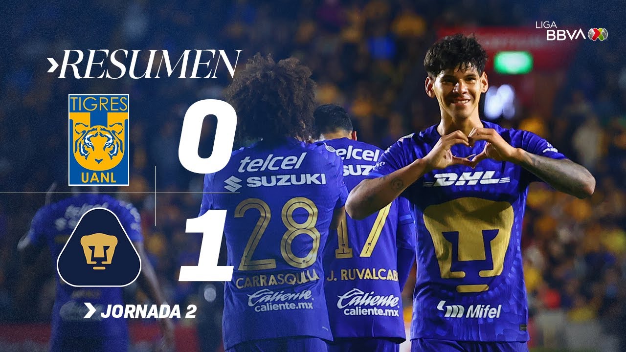 Tigres UANL vs Pumas UNAM Highlights