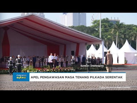 WAPRES PIMPIN APEL PENGAWASAN MASA TENANG PILKADA SERENTAK DI MONAS