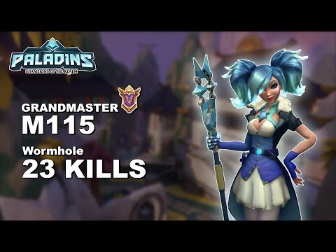 M115 Evie 23 KILLS!! Paladins GM (TOP 38) Ranked Gameplay 1440p High Quality Video
