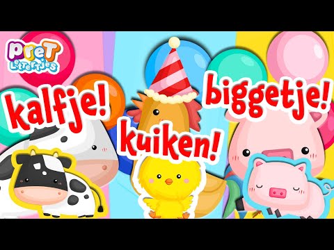 Babydieren geboren op de boerderij! Kom jij ook op bezoek? Boerderijdieren met echte dierengeluiden