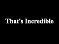 That S Incredible ABC Network Television Program Aired 1980 1984 E9 In Collection