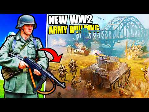 This NEW WW2 Army Building SIMULATOR has TERRIFYING Bridge Battles! - Sudden Strike 5
