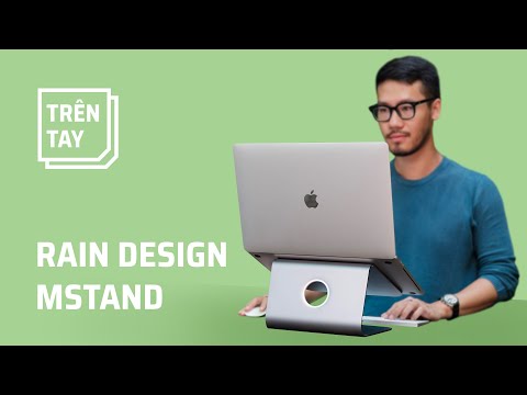 Giá đỡ stand laptop tản nhiệt Rain Design (USA) mStand Laptop 360 Space Gray & Silver - RD10074 | Chính hãng Rain Design