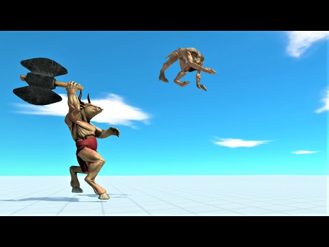 NEW UPDATE ! REMASTERED MINOTAUR VS EVERY UNIT animal revolt battle simulator