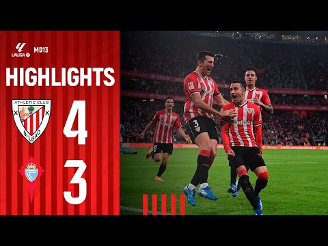 RESUMEN | Athletic Club 4-3 RC Celta | LaLiga EA Sports 2023-24 MD13