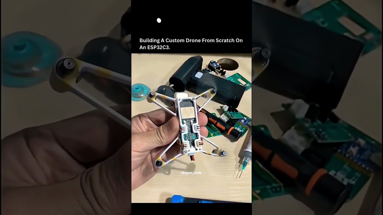 [노하우·AI활용 인기영상] Simple Esp32 Drone 🔥 # #coding #shorts #robo…