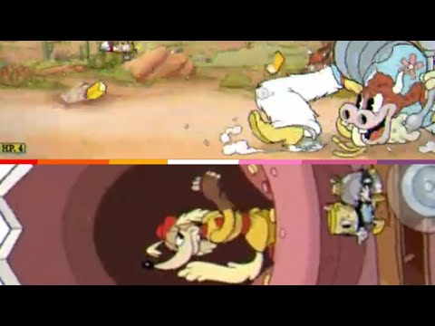 Cuphead Dlc (High Noon Hoopla + Doggone Dogfight) [With Lyrics Mashup] {Esther Winchester + Saluki}