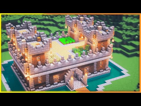 Minecraft Burg bauen Tutorial 1.21 - große Burg bauen in Minecraft Survival Tutorial Deutsch
