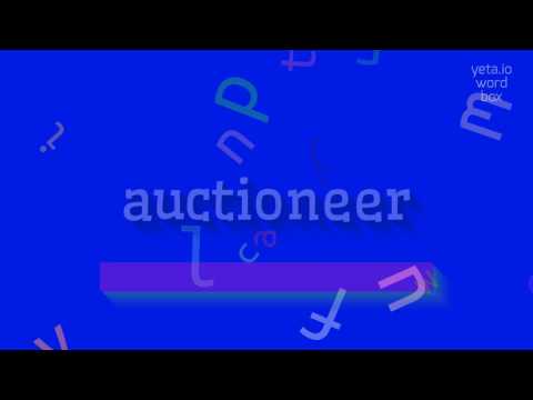 HOW TO PRONOUNCE AUCTIONEER?