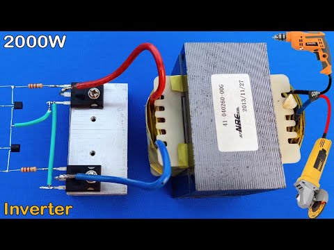 Simple 2000W Powerful Inverter // How to make Powerful Inverter with irfp450, Sine Wave Modyfied