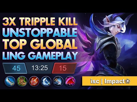 Unstoppable! Mobile Legends Night Shade Ling Best Gameplay by Impact | Ling Best Build & Combo