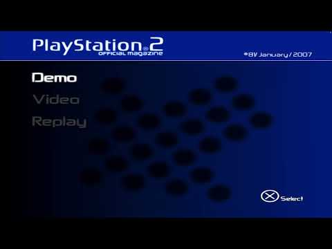 OPS2M Demo Disc 81 Boot up sequence and menus