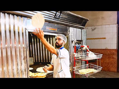 Das unglaubliche Können des jungen iranischen Bäckers| Tufton-Brot backen