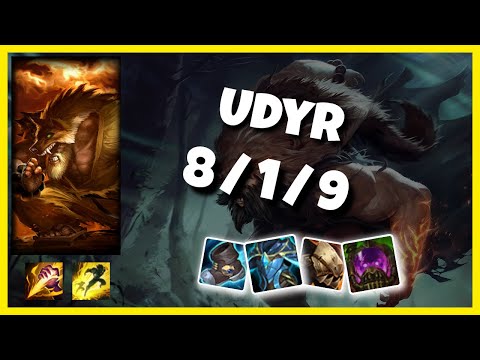 Udyr vs Lillia OCE Challenger JUNGLE (8/1/9) - v11.2