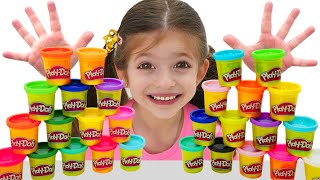 Download lagu Adel is Making Shapes with Play-Doh | Best Learning Video for Toddlers! mp3