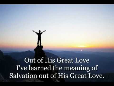 Out of His Great Love by The Martins with Lyrics