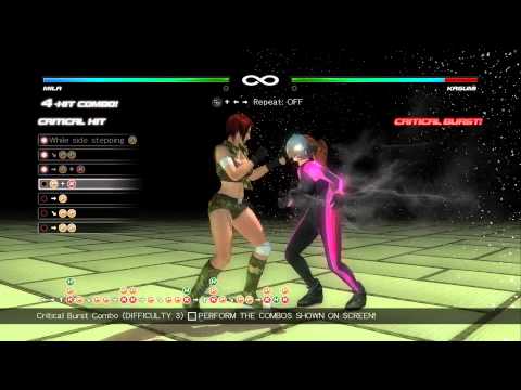 Dead or Alive 5: Last Round - Mila Combo Challenge [60 FPS]