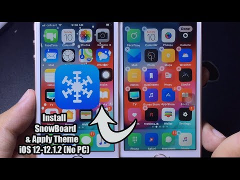How to Install SnowBoard & Apply Theme On iOS 12-12.1.2 (No Computer)