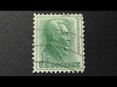 Andrew Jackson One Cent Stamp