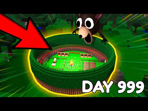 I Built THE SAFEST BASE in 99 NIGHTS IN THE FOREST ROBLOX