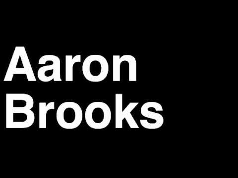 How to Pronounce Aaron Brooks Phoenix Suns NBA Basketball Player Runforthecube