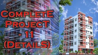 Beautiful Six storied residential Buildings - Details Project drawing.