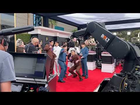 Bts Glambot Grammys 2022 | behind the scenes vs actual Glambot | #bts #jungkook#jhope#jimin#jin#rm#v