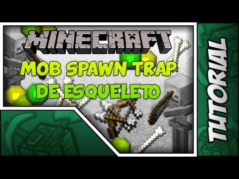 Minecraft Tutorial // Mob Spawn Trap - Esqueleto (ExP + Items) [Fácil & Eficiente] - Willzy