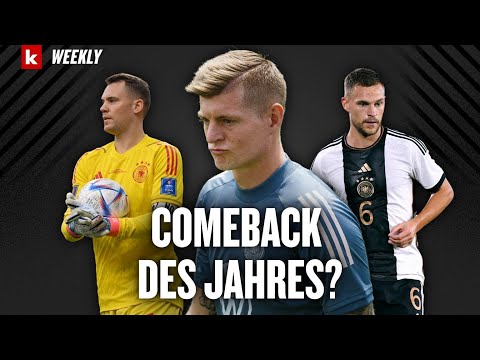 Video Thumbnail: Kroos, Neuer und Kimmich - Nagelsmanns Aktionismus oder echte Hoffnung? | kicker weekly