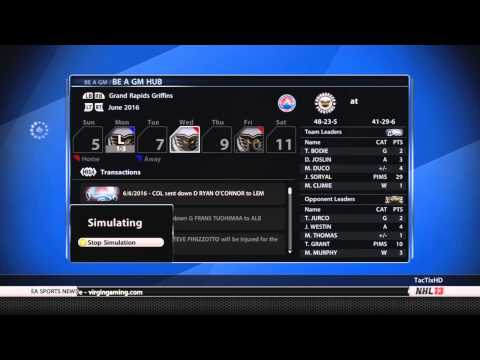 NHL 13 GM Mode | Building A Dynasty 4 (Detroit) | TacTixHD