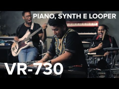 Demo Piano, Synth e Looper - Roland VR-730 com Rapha Dantop