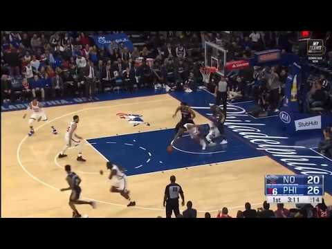 Norvel Pelle Monster Blocks On Back to Back Possessions! | Sixers vs Pelicans 12.13.19