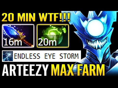 🔥 WTF 20min Refresher Orb + Aghanim's Scepter - Arteezy Razor MAX FARM New Carry 7.29 Dota 2 Pro