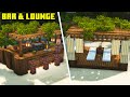 Minecraft Beach Hangout Tutorial Tiki Bar Outdoor Bed