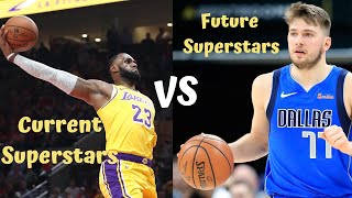 NBA Future Superstars VS Current Superstars (Blacktop Showdown)