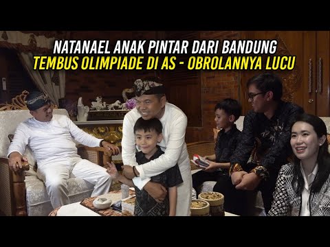 NATANAEL, A SMART KID FROM BANDUNG | WINS THE OLYMPICS IN THE US | HIS CONVERSATION IS FUNNY