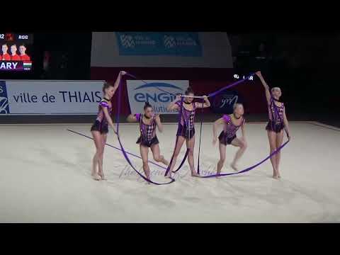 HUNGARY 3 ribbons 2 balls - 2024 Grand Prix Thiais EF