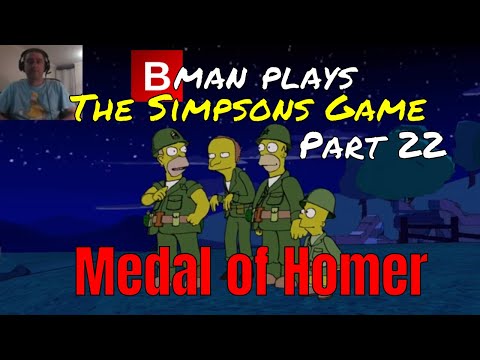 The Simpsons Game : Medal of Homer - Part 22 (Story Mission) | Bman Pwnz