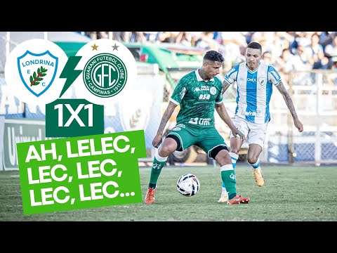Londrina 1x1 Guarani | Eu não sei mais o que é derrota!