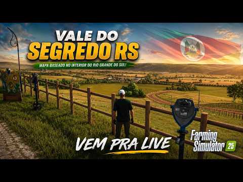 VALE DO SEGREDO RS AO VIVO! O MAPA GAÚCHO QUE TODO MUNDO ESTAVA ESPERANDO! 🚜🌾