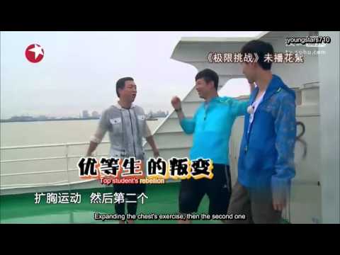 [ENGSUB] 150705 Lay + Huang Bo + Wang Xun Dance - Go Fighting Episode 4 BTS