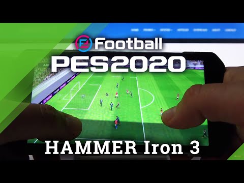 How Pro Evolution Soccer Works on myPhone Hammer Iron 3 - PES Mobile Gameplay