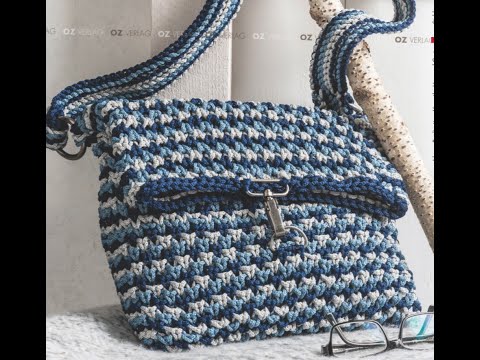 Knit a bag with a 3D pattern - from ROPE by Woolly Hugs