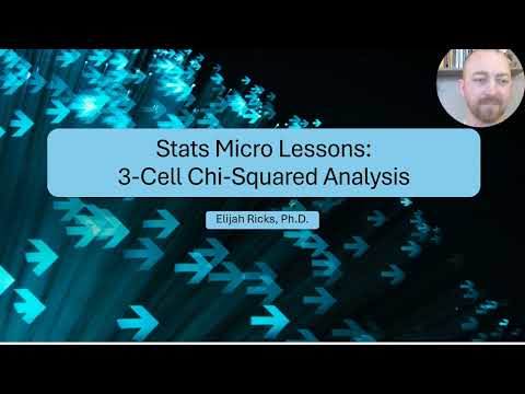 Stats Micro Lessons 62: Example of a 3-Cell Chi-Squared Analysis, Unequal Probabilities Assumed
