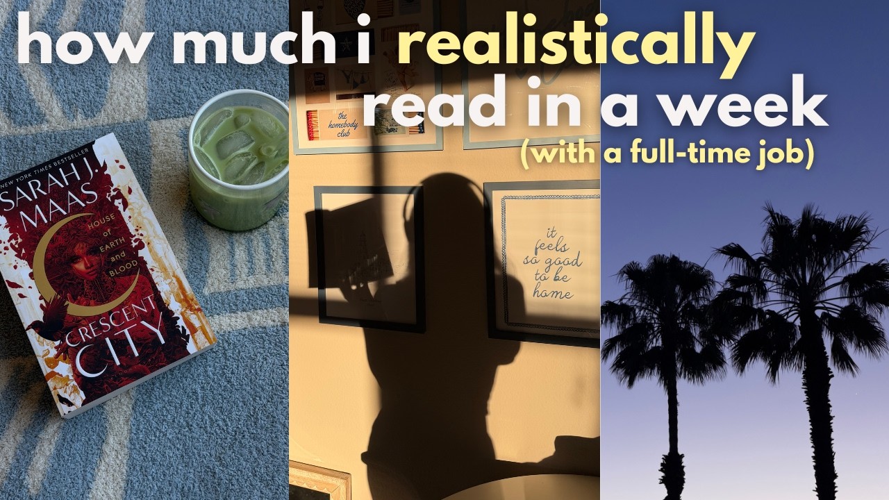 how much i realistically read in a week ✨🕯️🧸📖 | READING VLOG