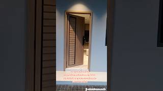 บานเปิดแบบทึบพร้อมเกล็ดแบบทึบเปิดระบายอากาศ